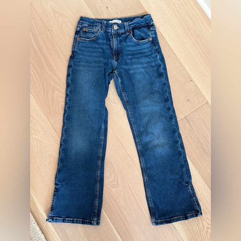Zara Girls Classic Blue Jeans, size 11-12
